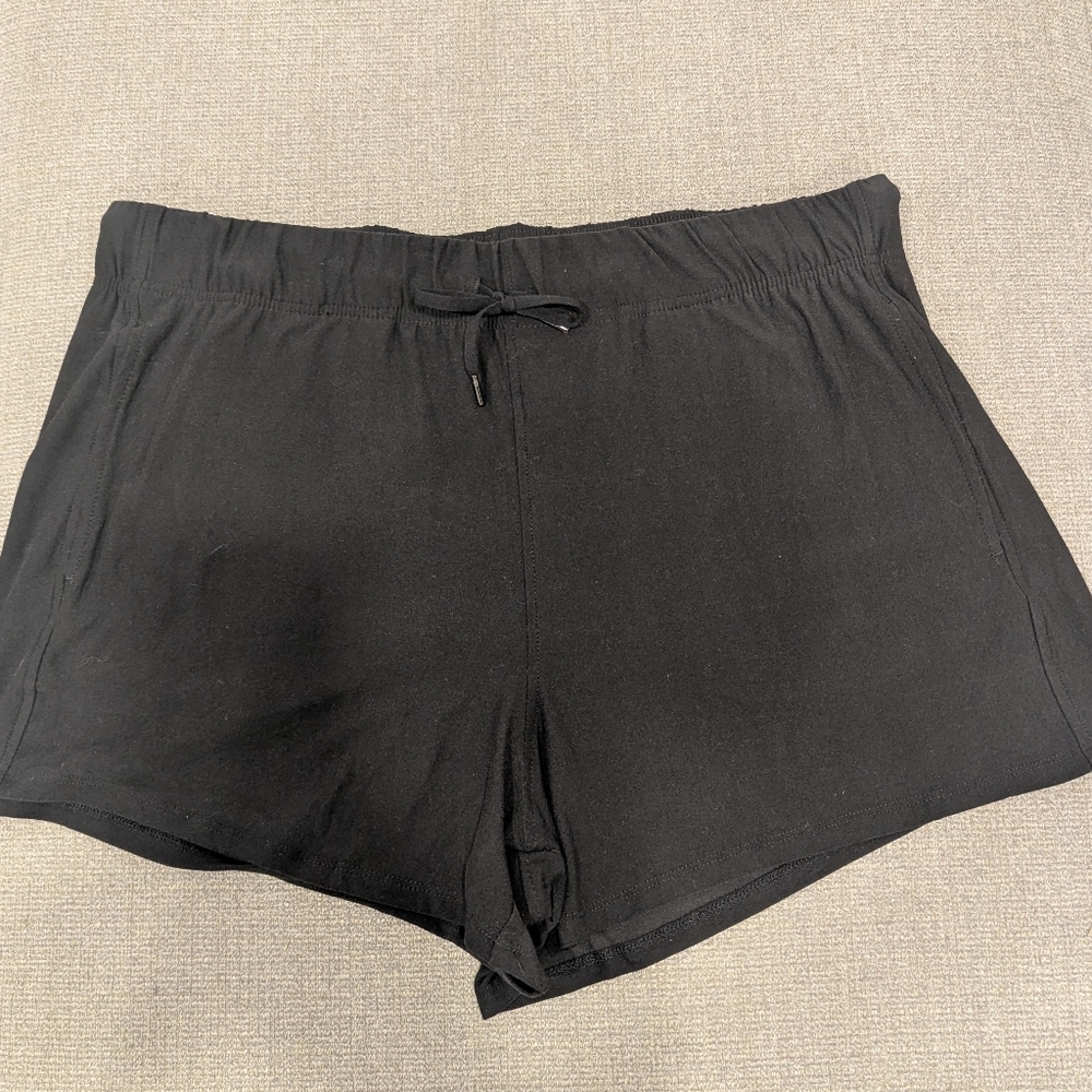 Athletic Works Plus Size Women's Mini Short Black , size XL (16-18) NWOT